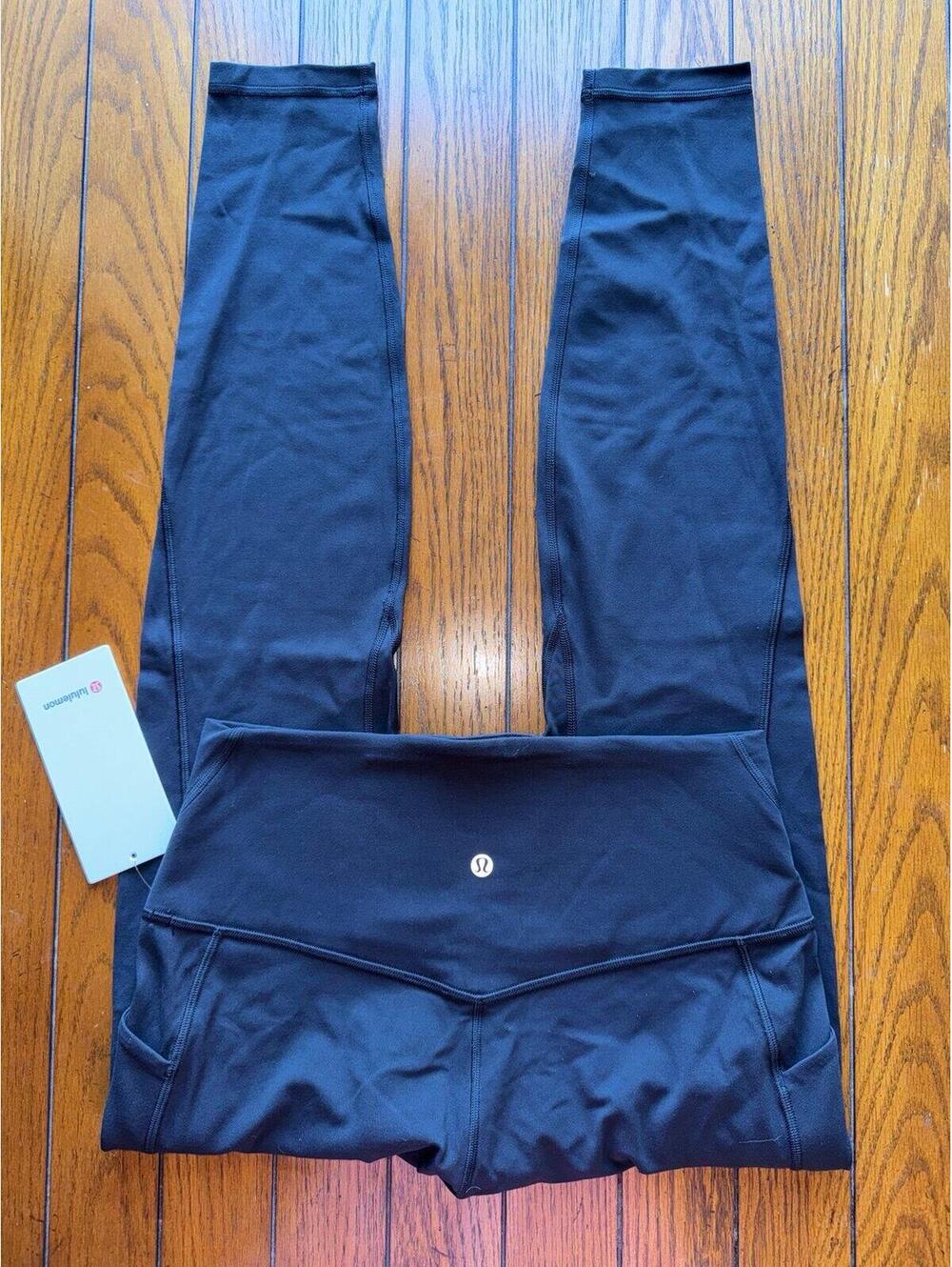 Lululemon Align With Pockets High Rise 28” Black Size 10 NWT
